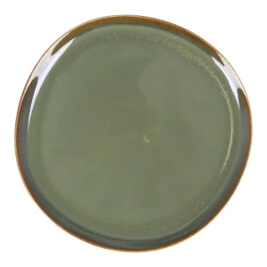Plato Postre Duomo Verde 21Cm Purasangre