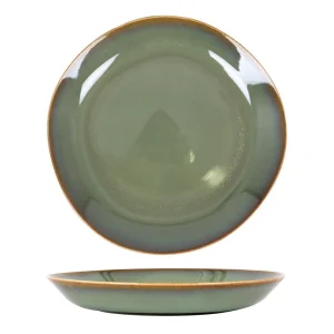 Plato Hondo Duomo Verde 23Cm Purasangre