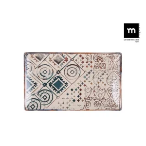 Fuente Rectang. 25X15Cm Creta Brillo Porcelana