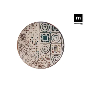 Plato Postre 20Cm Grecia Monaco Brillo Porcelana