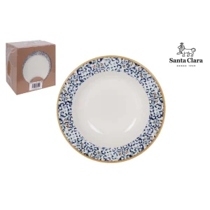 Plato Porcelana Decorada Santa Clara Villaboa