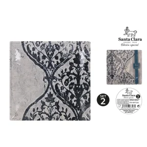 Set 2 Platos Llanos 24Cm Horus Elite Porcelana