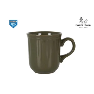 Mug 10Cm/380Ml Provenza Verde Porcelana