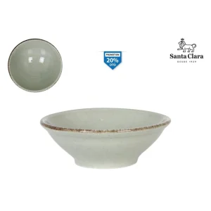 Bol Cereales 16Cm Sta Cl Verde Salvora Porcelana