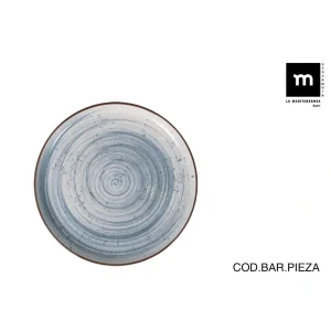 Fuente Redonda Porcelana Decorada Swrl Nordic