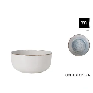 Bol Porcelana Decorada Swirl Nordic