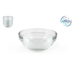 Ensaladera Vidrio Duralex Redonda Transparente Apilable