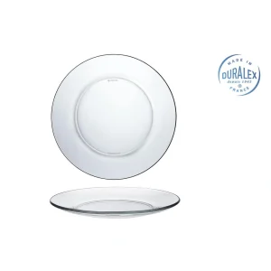 Plato Llano Vidrio Duralex Transparente Lys