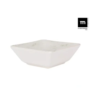 Bol Porcelana Decorada Cuadrada Idris