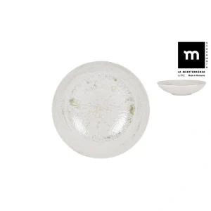 Plato Hondo 21Cm Idris Monaco Brillo Porcelana