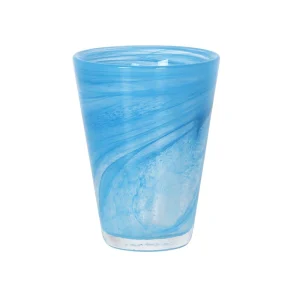 Vaso Refresco Sirtaky Azul 31Cl 9.2X12.5Cm Vidrio