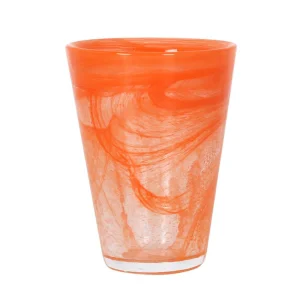 Vaso Refresco Sirtaky Naranja 31Cl 9.2X12.5Cm Vidrio