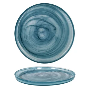 Plato Llano Yangtze 28X1.5Cm Vidrio