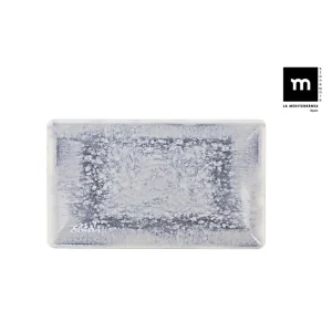 Fuente Porcelana Decorada Rectangular Adhara