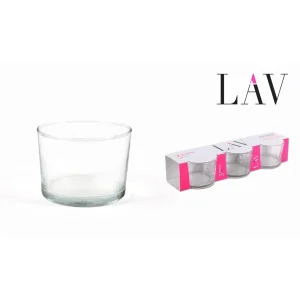 Set 3 Vasos Chiquito 240Cc Bo Vidrio