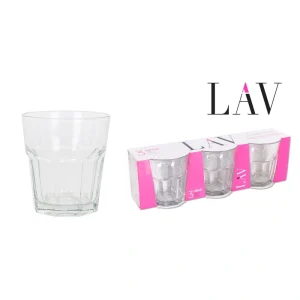 Set 3 Vasos Agua 305Cc Aras Vidrio