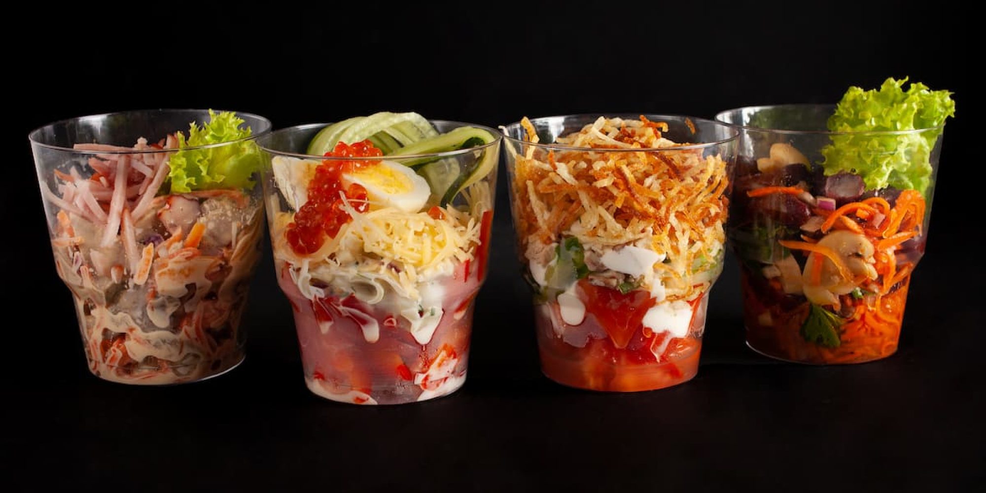 Vasos de plástico duro